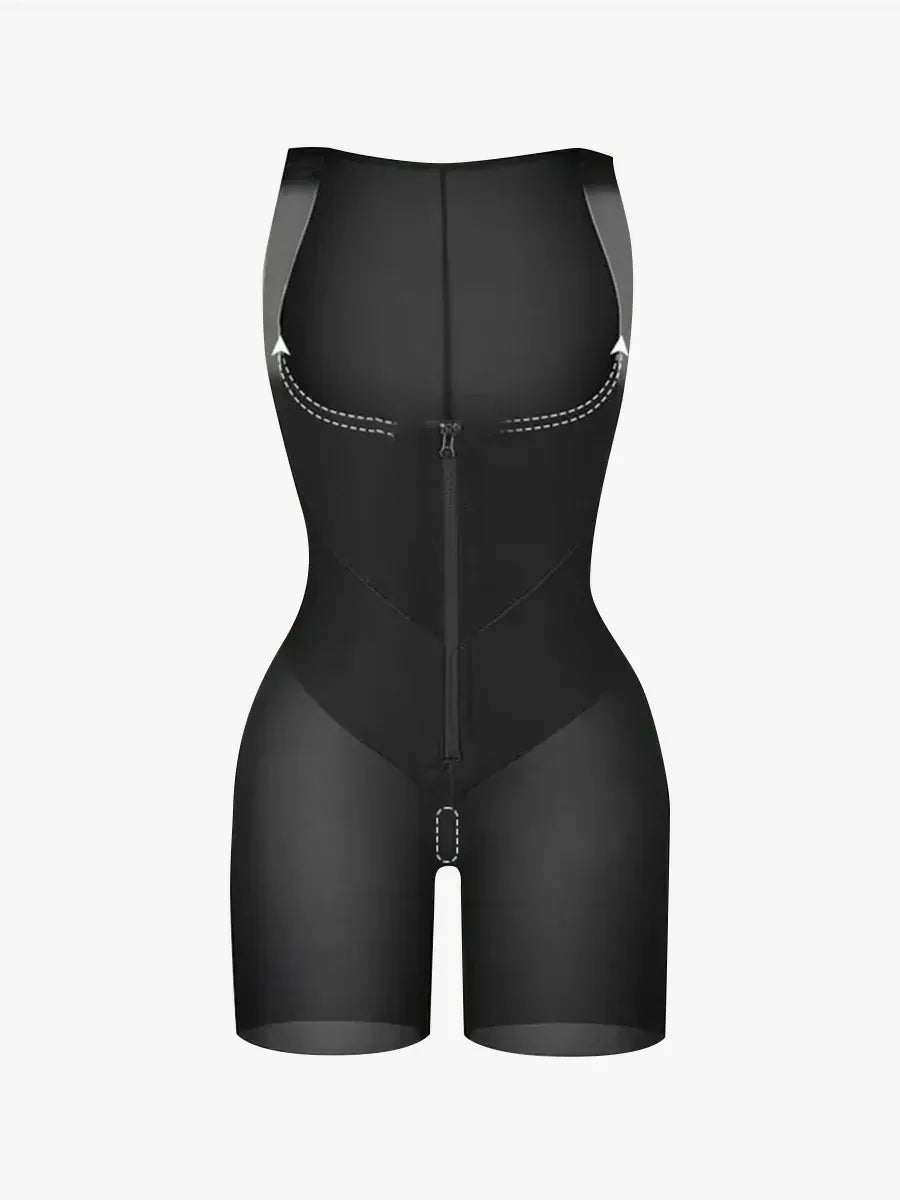 U Shaped Faja Tummy Control Butt Lift Mid-Thigh Bodysuit