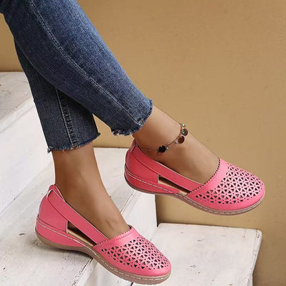 Women’s wedge orthopedic sandals – cut-out, breathable design, pain-free, all-day comfort