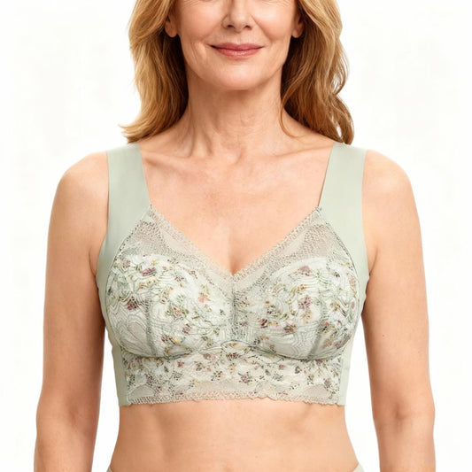 Sujetador deportivo de gran tamaño para mujer, sin aros, con copas fijas, anti-caída, estilo camiseta sin mangas, sujetador sin costuras, transpirable y cómodo.