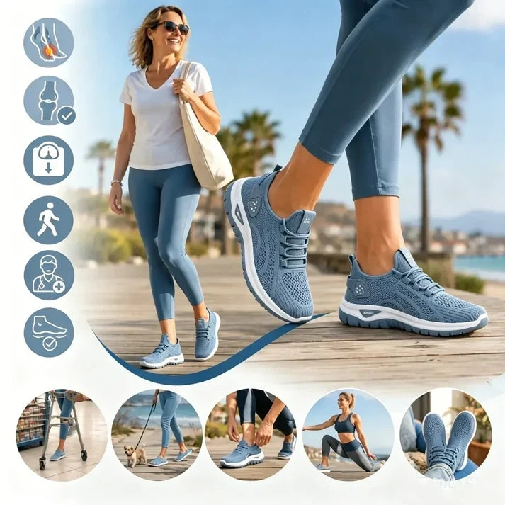🔥 At Least 50% Off All Products! Orthopedic Women's Shoes with Soft, Cushioned Soles – Comfortable, Pain-Free Walking All Day!