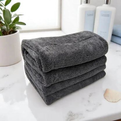 ✨Comvella ClearWipe Pro XXL Microfiber Cloth (24×16") — Effortlessly cleans shower glass, hard water stains, and mirrors without chemicals, leaving a streak-free shine (3-Pack). 🔥Limited Time 50% Off.