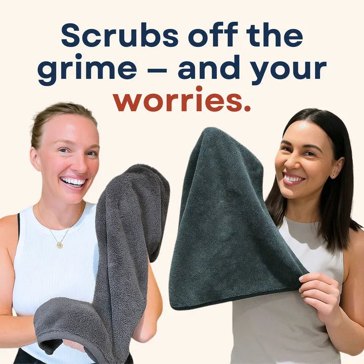 ✨Comvella ClearWipe Pro XXL Microfiber Cloth (24×16") — Effortlessly cleans shower glass, hard water stains, and mirrors without chemicals, leaving a streak-free shine (3-Pack). 🔥Limited Time 50% Off.