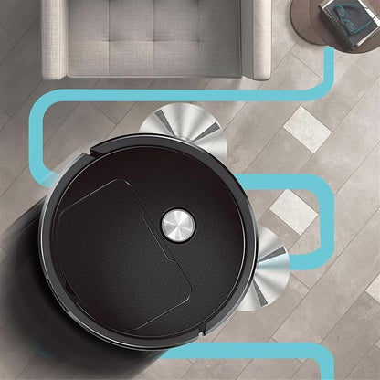 3-in-1 Robot Vacuum Cleaner with Mop, USB Charging & Cordless Operation – Smart Home Cleaning Assistant