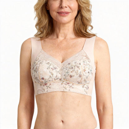 Sujetador deportivo de gran tamaño para mujer, sin aros, con copas fijas, anti-caída, estilo camiseta sin mangas, sujetador sin costuras, transpirable y cómodo.