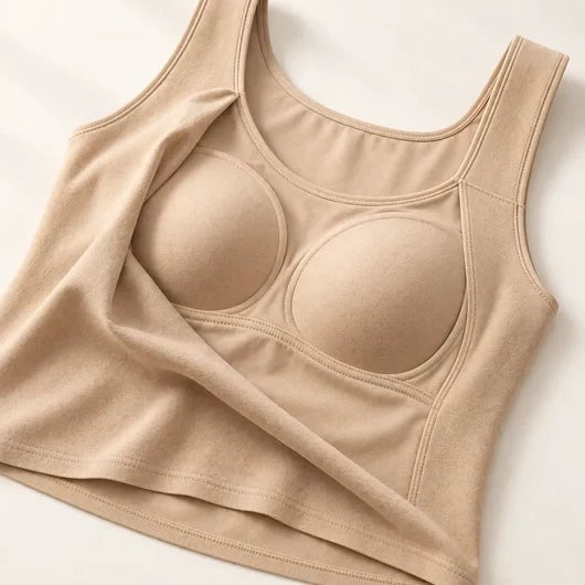 Top 3-in-1 – The Bra-Replacement Top | Comfortable Support Top with Built-In Bra