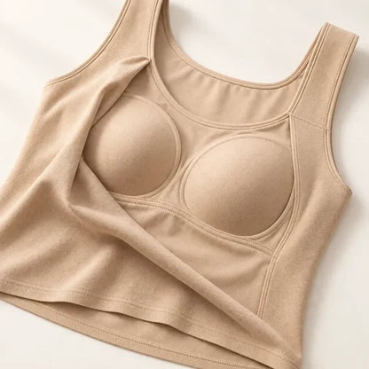 Top 3-in-1 – The Bra-Replacement Top | Comfortable Support Top with Built-In Bra