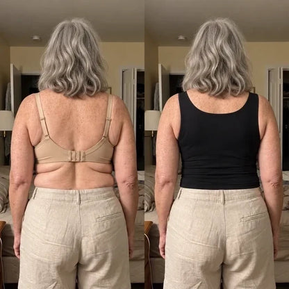 Top 3-in-1 – The Bra-Replacement Top | Comfortable Support Top with Built-In Bra