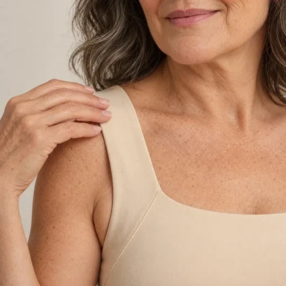 Top 3-in-1 – The Bra-Replacement Top | Comfortable Support Top with Built-In Bra