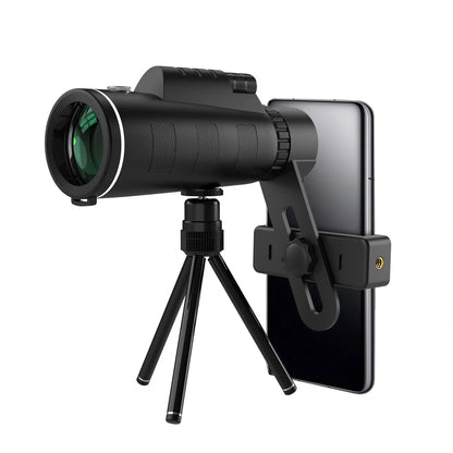 Premium 40×60 Monocular Telescope – Clear Vision, Night Vision & Smartphone Photography for Outdoor Adventures