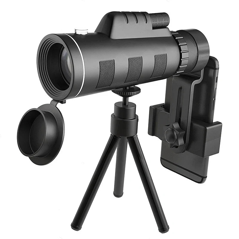 Premium 40×60 Monocular Telescope – Clear Vision, Night Vision & Smartphone Photography for Outdoor Adventures