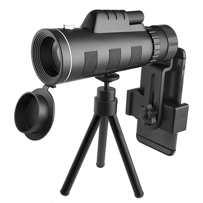 Premium 40×60 Monocular Telescope – Clear Vision, Night Vision & Smartphone Photography for Outdoor Adventures