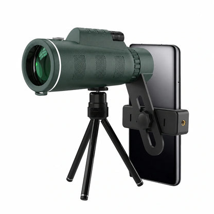 Premium 40×60 Monocular Telescope – Clear Vision, Night Vision & Smartphone Photography for Outdoor Adventures