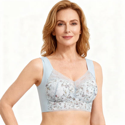 Sujetador deportivo de gran tamaño para mujer, sin aros, con copas fijas, anti-caída, estilo camiseta sin mangas, sujetador sin costuras, transpirable y cómodo.