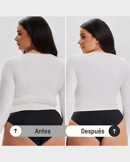 Brasier Sin Varilla Push Up para Mujer, Escote Profundo en V, Tirantes Anchos, Moldea la Espalda, Cómodo y Sin Costuras