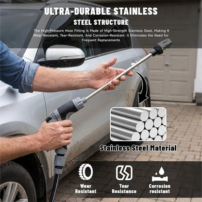 Comvella High-Pressure Water Jet – Transform Any Hose into a Powerful Cleaner