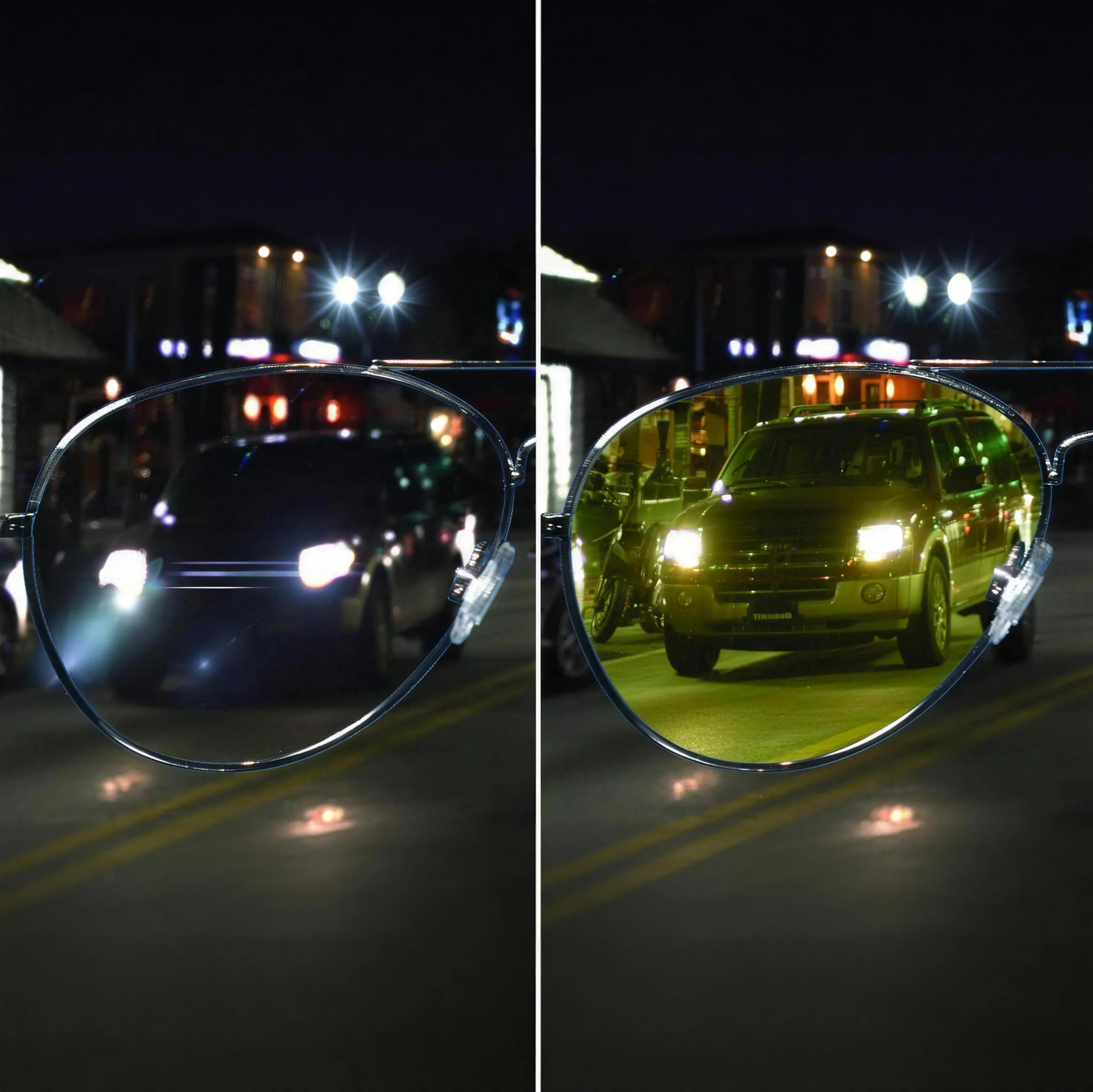 Comvella Night Driving Glasses – HD Anti-Glare, UV Protection, Windproof