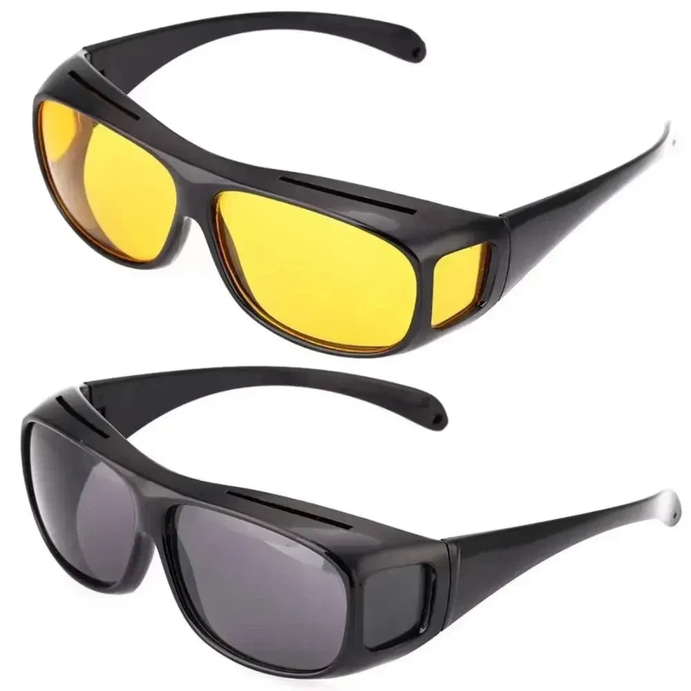 Comvella Night Driving Glasses – HD Anti-Glare, UV Protection, Windproof