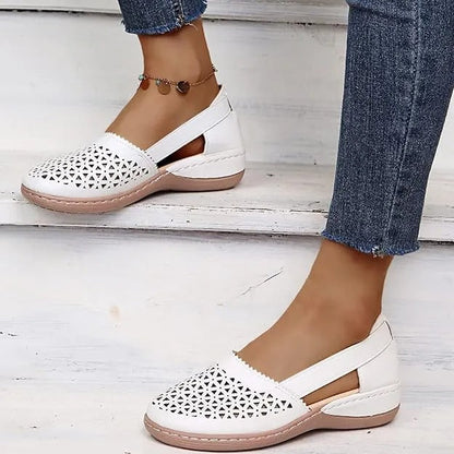 Women’s wedge orthopedic sandals – cut-out, breathable design, pain-free, all-day comfort