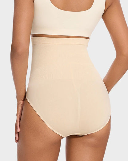 Braguitas de Cintura Alta con Control de Abdomen - Comodidad y Estilo en un Paquete de 2 🖤