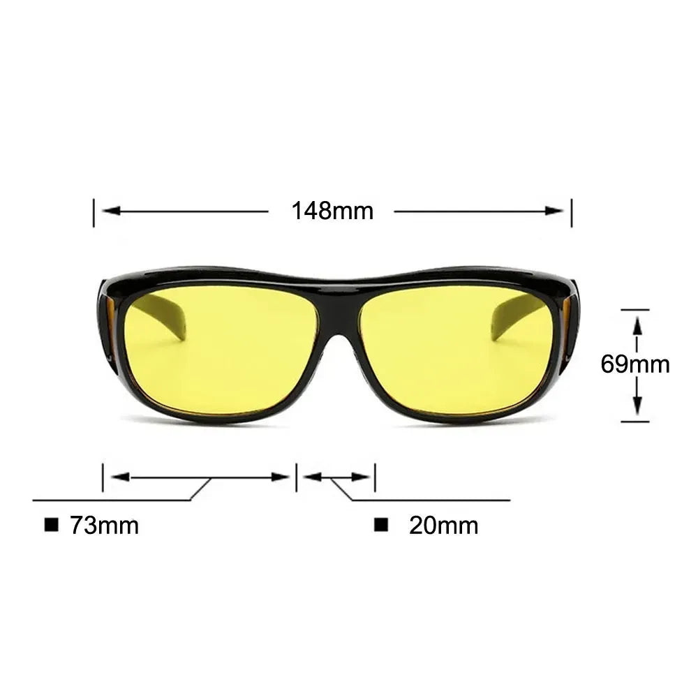 Comvella Night Driving Glasses – HD Anti-Glare, UV Protection, Windproof