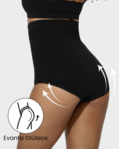Braguitas de Cintura Alta con Control de Abdomen - Comodidad y Estilo en un Paquete de 2 🖤