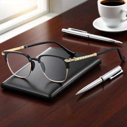 Intelligent reading glasses with automatic vision correction – designed specifically for elderly people with myopia and hyperopia （AQY）