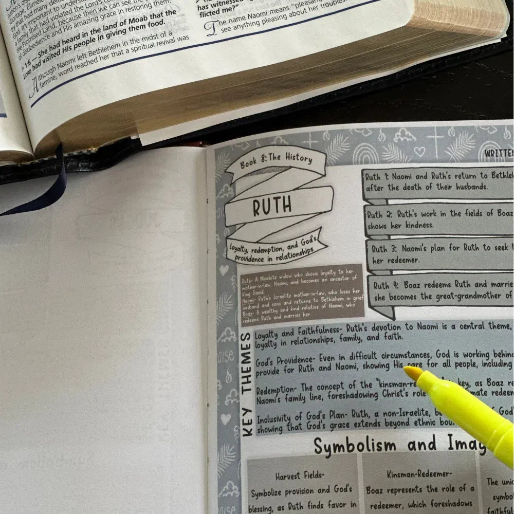 Comvella  Bible Study Guide Journal – 66 Pages Daily Devotional Notebook 💥  Deepen Your Faith | Perfect Christian Gift
