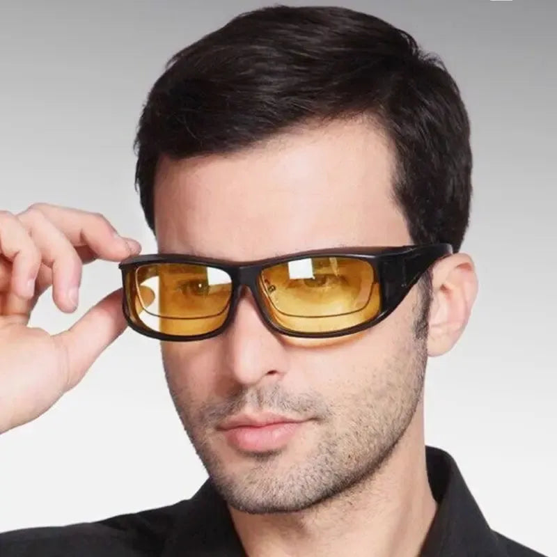 Comvella Night Driving Glasses – HD Anti-Glare, UV Protection, Windproof
