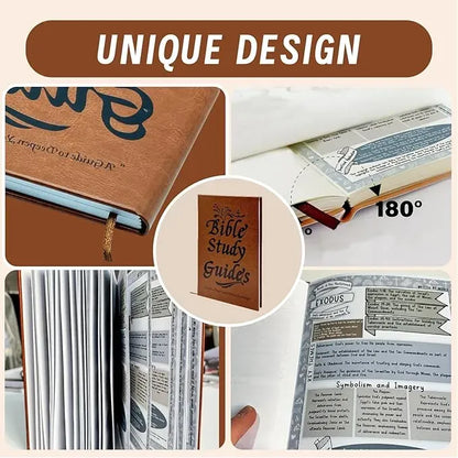 Comvella  Bible Study Guide Journal – 66 Pages Daily Devotional Notebook 💥  Deepen Your Faith | Perfect Christian Gift