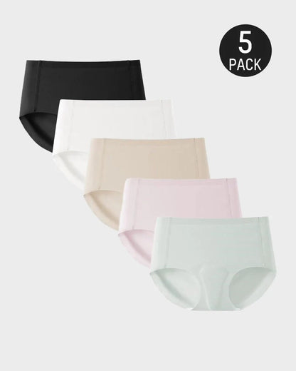 ¡Panties Deportivos Sin Costuras Anticamel Toe (Paquete de 5) para Estilo y Comodidad Todo el Día! ✨👙🖤
