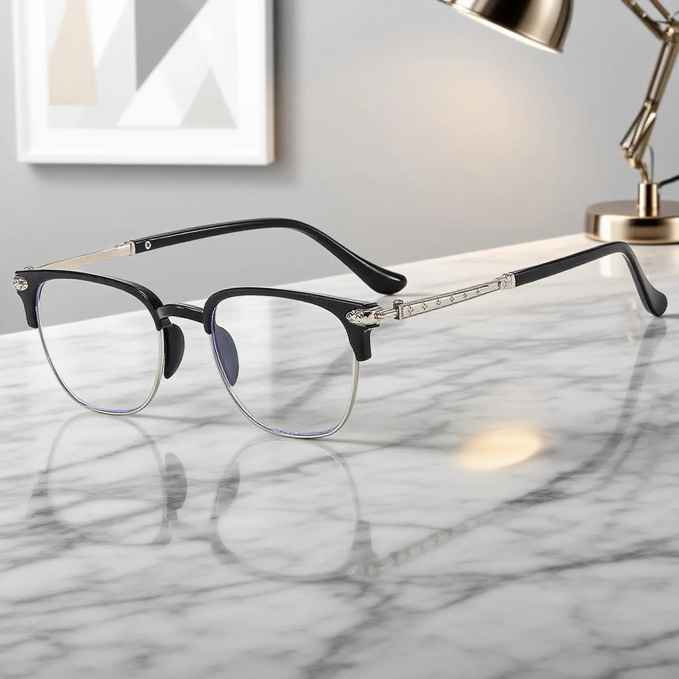 Intelligent reading glasses with automatic vision correction – designed specifically for elderly people with myopia and hyperopia （AQY）