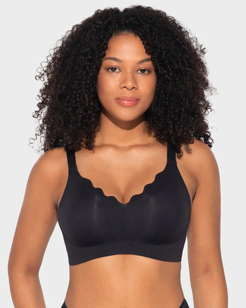 Seamless Push-Up Bra with Comfort and Smoothing Effect