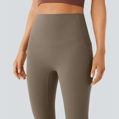 Ultra Sculpt High Waisted Tummy Control Flare Leggings