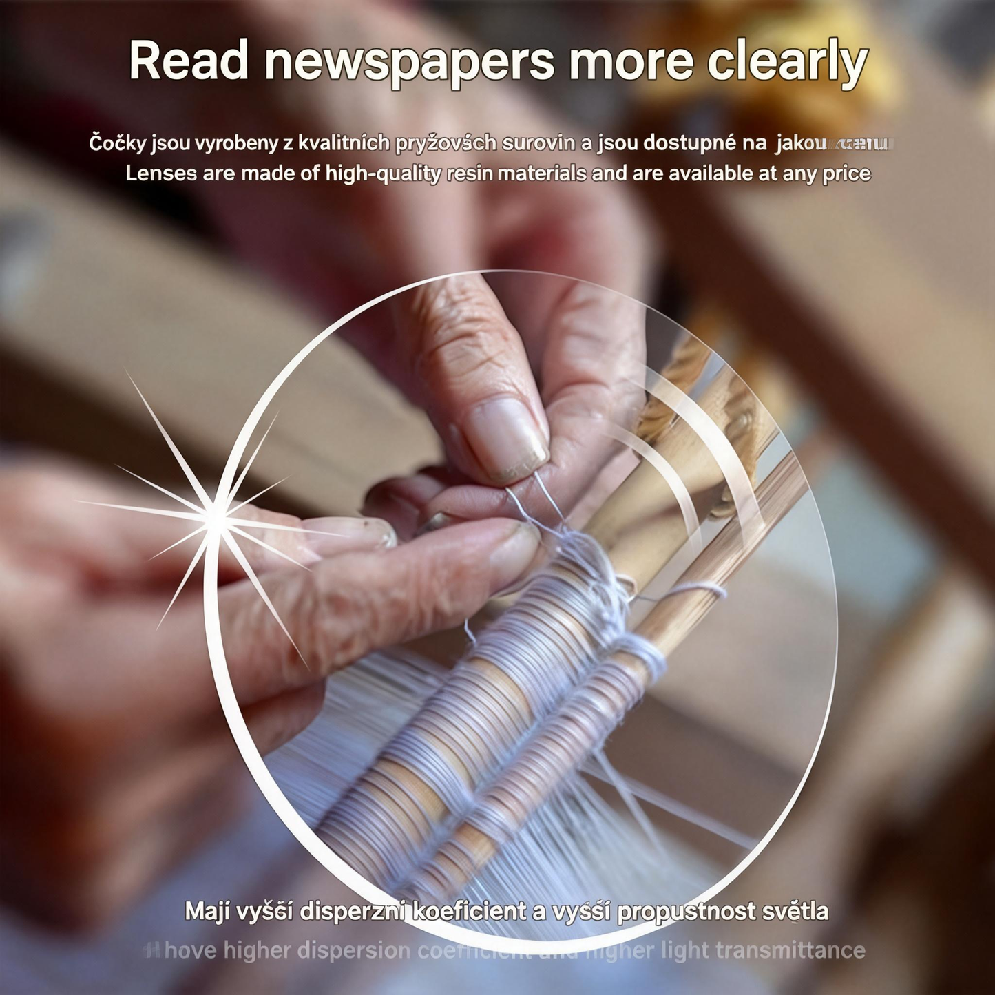 Intelligent reading glasses with automatic vision correction – designed specifically for elderly people with myopia and hyperopia （AQY）