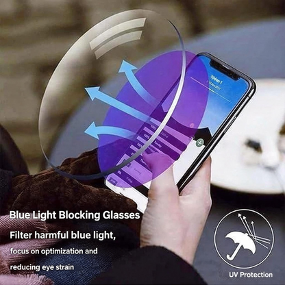 Intelligent reading glasses with automatic vision correction – designed specifically for elderly people with myopia and hyperopia （AQY）