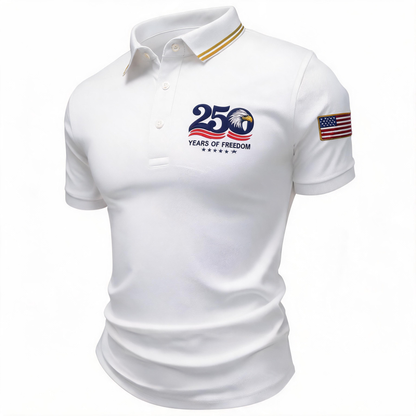 🦅 America 250th Anniversary Men’s Eagle Polo Shirt – Classic Breathable Comfort for Summer 2026 🇺🇸