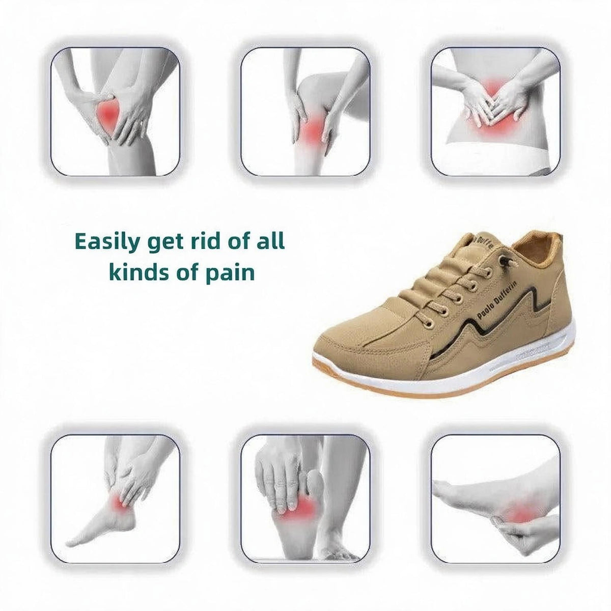 Men's Orthopedic Walking Shoes — Walk All Day Without Tired Feet! 🔥 Half Price Today — Don't Miss Out!