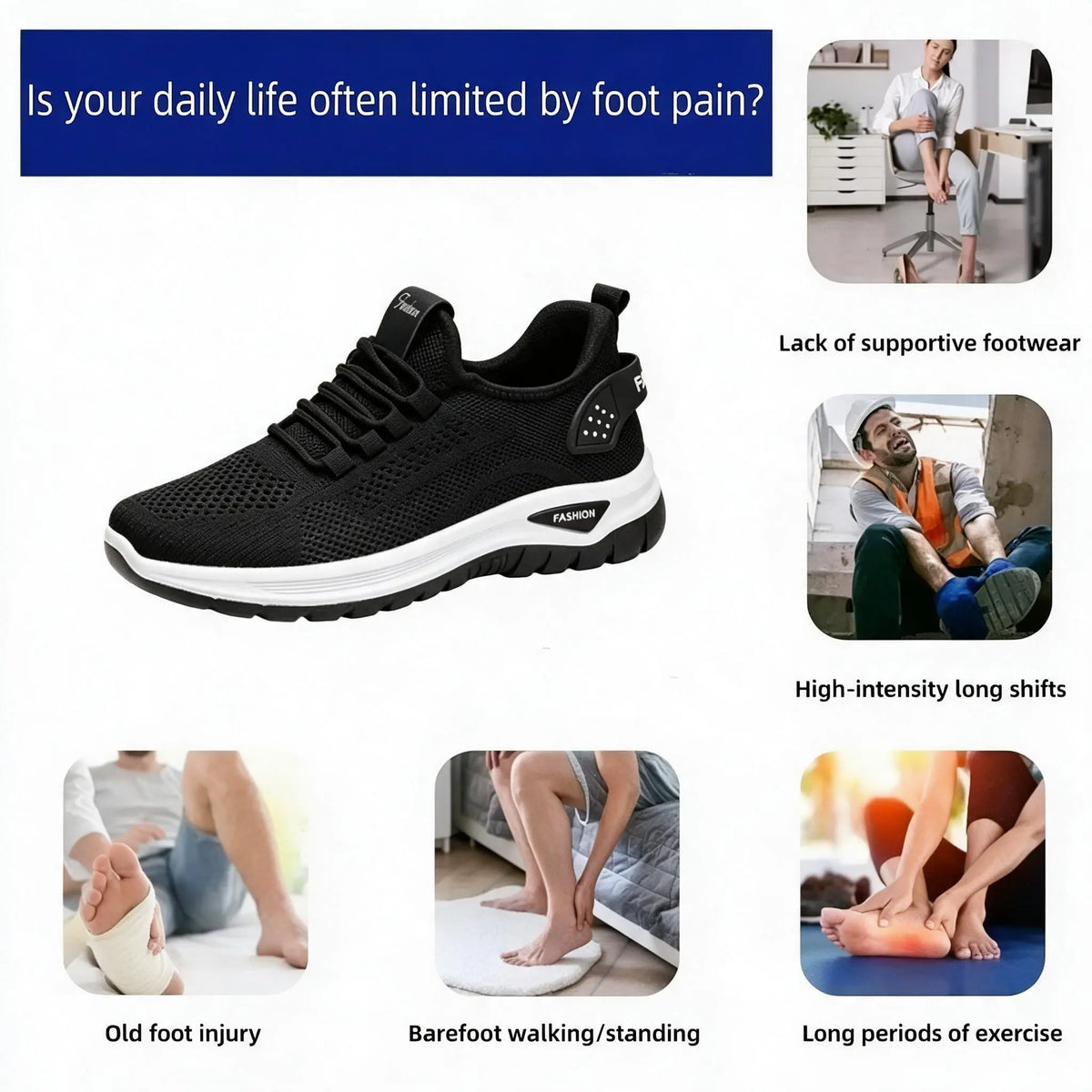 🔥 At Least 50% Off All Products! Orthopedic Women's Shoes with Soft, Cushioned Soles – Comfortable, Pain-Free Walking All Day!