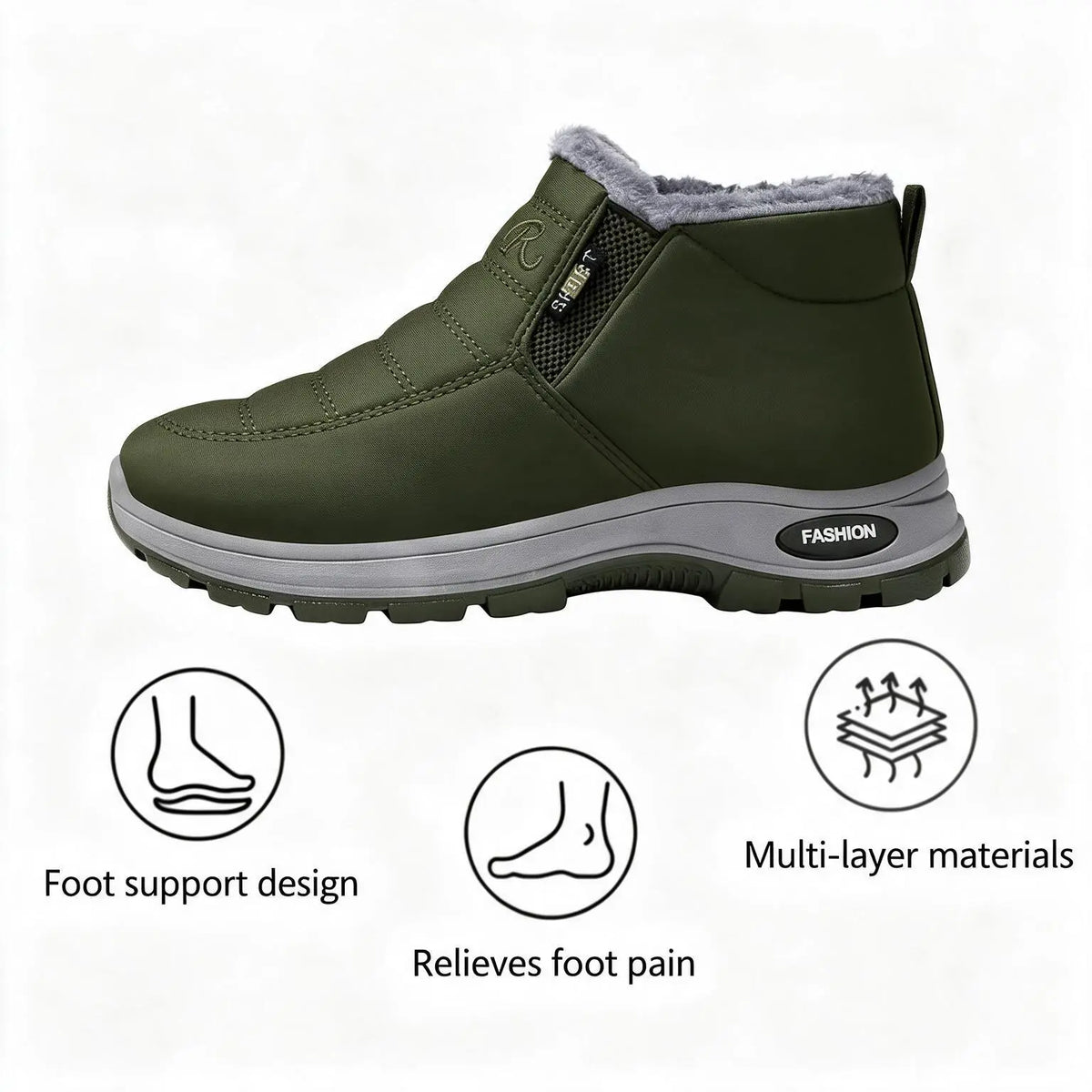 🔥 The Most Comfortable Orthopedic Winter Shoes of the Year – Improve Balance and Support Back & Joint Health for Seniors – Walk Comfortably All Day Without Pain 👉 Cash on Delivery