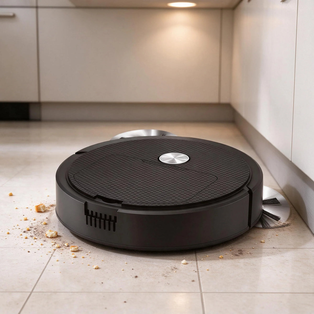 3-in-1 Robot Vacuum Cleaner with Mop, USB Charging & Cordless Operation – Smart Home Cleaning Assistant
