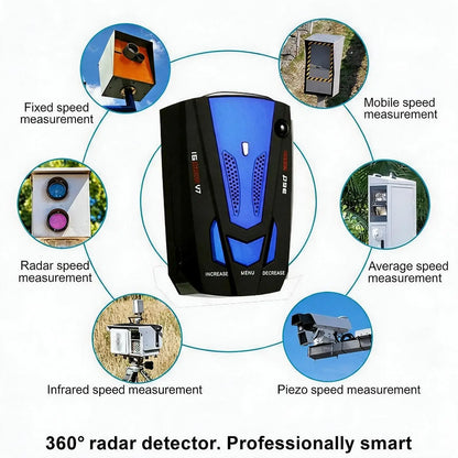 🔥 360° Radar Detector – Get Early Warnings & Drive Smarter!