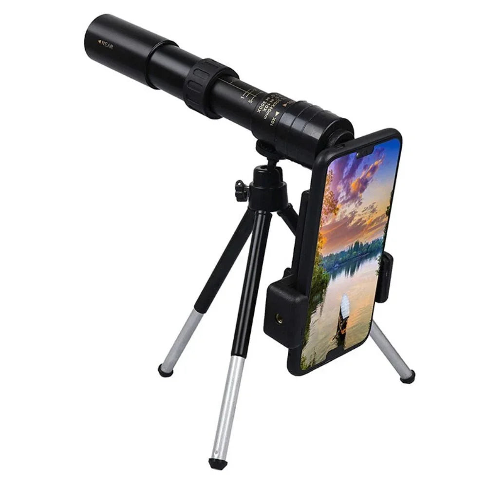 10–300× HD Portable High-Powered Telescope for Long-Distance Observation – Designed for Viewing Celestial Bodies and Constellations